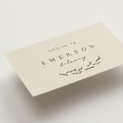 "Branched" - Place Cards in Almond by Brianne Larsen - Detail