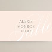 "Classic Lux" - Place Cards in Blush by Stacey Day - Detail