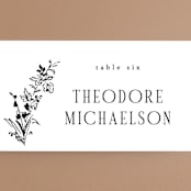 "Quintessential" - Place Cards in Cotton by Everett Paper Goods - Detail