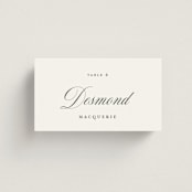 "scamorza" - Place Cards in Pearl by chocomocacino - Front with Free Guest Printing