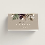 "Autumnal" - Place Cards in Natural by Alethea and Ruth - Folded with Free Guest Printing