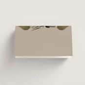 "Autumnal" - Place Cards in Natural by Alethea and Ruth - Folded Back of Card