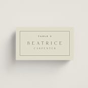 "Warm affection" - Place Cards in Ivory by Stacey Meacham - Front with Free Guest Printing