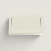 "Warm affection" - Place Cards in Ivory by Stacey Meacham - Blank front