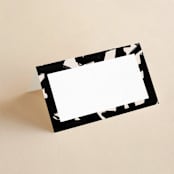 "West Side" - Place Cards in Slate by Hudson meet Rose - Blank front