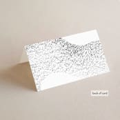 "Forever" - Place Cards in Ink by Blustery August - Folded Back of Card
