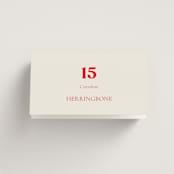 "Pop love" - Place Cards in New York by Bethania Lima - Folded with Free Guest Printing