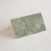 "Spring Dash" - Place Cards in Pewter by Grace Kreinbrink - Blank front