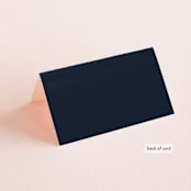 "Floral Edged Frame" - Place Cards in Royal by Alethea and Ruth - Folded Back of Card