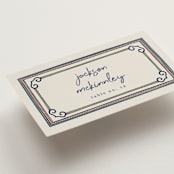 "Vase" - Place Cards in Neptune by Kelly Watkins - Detail