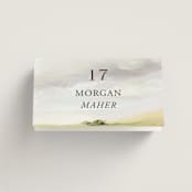 "Savanna" - Place Cards in Fern by Lindsay Megahed - Folded with Free Guest Printing
