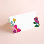 "To the max" - Place Cards in Garden by Inkblot Design - Blank front