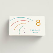 "rainbow 2.0" - Place Cards in Light Hearted by Deborah Chou - Folded with Free Guest Printing
