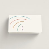 "rainbow 2.0" - Place Cards in Light Hearted by Deborah Chou - Blank front