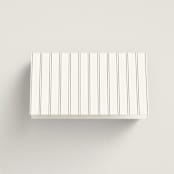 "Crawford" - Place Cards in Ivory by Amy Kross - Folded Back of Card