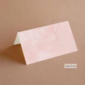 "Cherry Blossoms" - Place Cards in Cherry Blossom by Stephanie Hawkes - Folded Back of Card