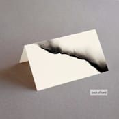 "ataraxia" - Place Cards in Ivory by Anastasia Makarova - Folded Back of Card