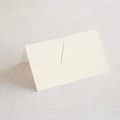 "Big Date" - Place Cards in Ivory by Anastasia Makarova - Blank front