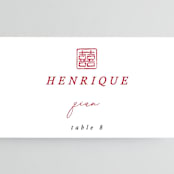 "Double Xi" - Place Cards in Cherry by fatfatin - Detail