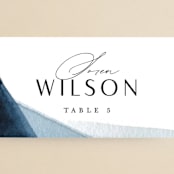 "Trio" - Place Cards in Ocean by Erin L. Wilson - Detail
