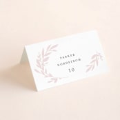 "Gathered" - Place Cards in Blossom by Kimberly FitzSimons - Folded with Free Guest Printing