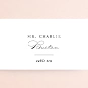 "Together With You" - Place Cards in Noir by Kimberly FitzSimons - Detail