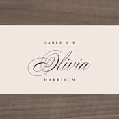 "initals" - Place Cards in Champagne by Lori Wemple - Detail