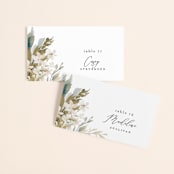 "Wedding Festive" - Place Cards in Frost by Chris Griffith - Front with Free Guest Printing