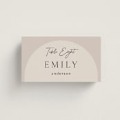 "the arch" - Place Cards in Stone by Elly - Front with Free Guest Printing