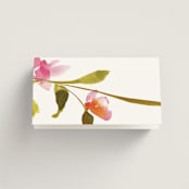 "colorwash floral" - Place Cards in Blossom by Angela Marzuki - Folded Back of Card