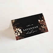 "Falling into Love" - Place Cards in Rustic by Chris Griffith - Folded with Free Guest Printing