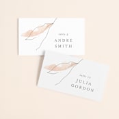 "Autumn Euphoria" - Place Cards in Autumn Kiss by Design Lotus - Front with Free Guest Printing