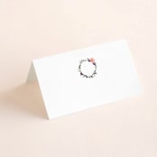 "Garlands" - Place Cards in Lavender by Lori Wemple - Blank front