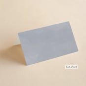 "Flourish" - Place Cards in Bluemoon by Jen Owens - Folded Back of Card