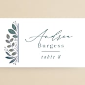"Flourish" - Place Cards in Bluemoon by Jen Owens - Detail