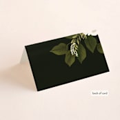 "Rose Garden" - Place Cards in Porcelain by Susan Moyal - Folded Back of Card