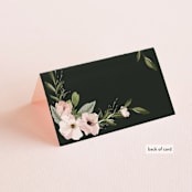 "Diamond Blush" - Place Cards in Rose by Susan Moyal - Folded Back of Card