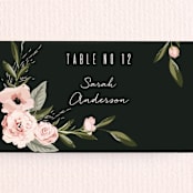 "Diamond Blush" - Place Cards in Rose by Susan Moyal - Detail