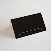 "Inked" - Place Cards in Honey Bee by GeekInk Design - Blank front
