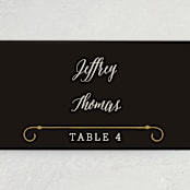 "Inked" - Place Cards in Honey Bee by GeekInk Design - Detail