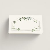 "Wistful" - Place Cards in Mist by Everett Paper Goods - Blank front