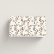 "Daphne" - Place Cards in Sephia by Itsy Belle Studio - Folded Back of Card