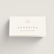 "spiku" - Place Cards in Pearl by chocomocacino - Folded with Free Guest Printing
