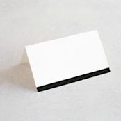 "Classic" - Place Cards in Tuxedo by Lauren Chism - Blank front