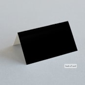 "Deco Nouveau" - Place Cards in Cream by GeekInk Design - Folded Back of Card