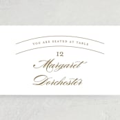 "divine" - Place Cards in Gilded Gold by Jennifer Postorino - Detail