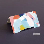 "Happy Day" - Place Cards in Carnival by Angela Marzuki - Folded Back of Card