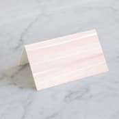 "Effervescent" - Place Cards in Blush by Kristie Kern - Blank front