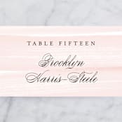 "Effervescent" - Place Cards in Blush by Kristie Kern - Detail