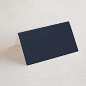 "Flawless" - Place Cards in Midnight by Kimberly FitzSimons - Blank front